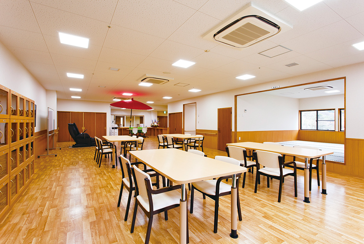 楽しい時間を演出する、開放的な空間