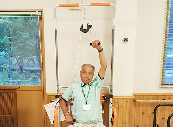 上肢の機能訓練及びリハビリ